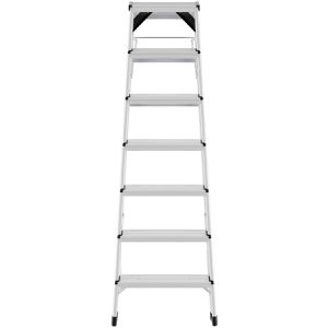 Produktbild für Stehleiter Hailo StandardLine D60, 8657-0, beidseitig begehbar
