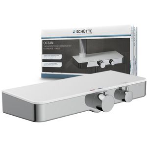 Duscharmatur Schütte Ocean, verchromt / weiß