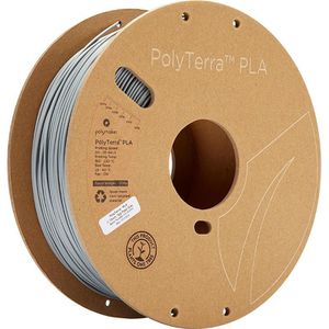 Filament Polymaker PolyTerra, PLA, hellgrau