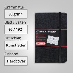 Produktbild für Notizbuch Herlitz my.book classic, Kunstleder Hardcover