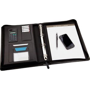 Produktbild für Schreibmappe Monolith 2827 schwarz, Kunstleder