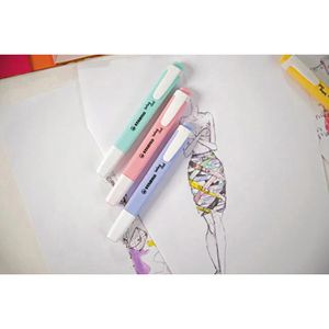 Produktbild für Textmarker Stabilo swing cool Pastel, 4 Stück