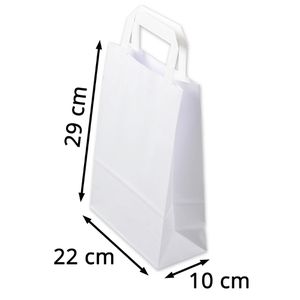 Produktbild für Papiertüten ELCO Premium 7010202.10, weiß
