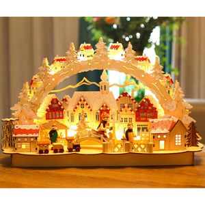 Produktbild für Schwibbogen BRUBAKER 3D Winterlandschaft mit Altstadt