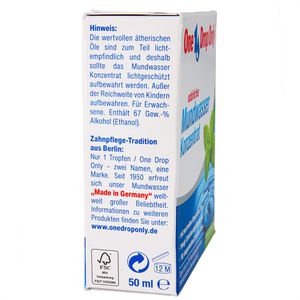 Produktbild für Mundspülung One-Drop-Only Mundwasser Konzentrat