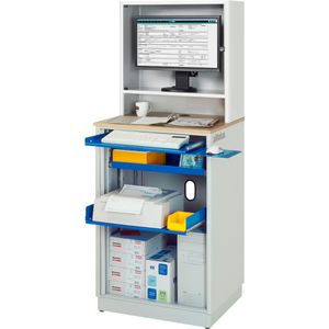 Computerschrank Rau adlatus Modell 2015, lichtgrau