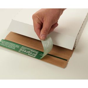 Produktbild für Maxibriefkarton progress Briefbox weiß, für DIN A4