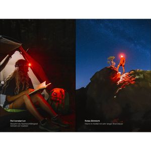 Produktbild für Stirnlampe Fenix FEHM55R schwarz LED, wiederaufladbar