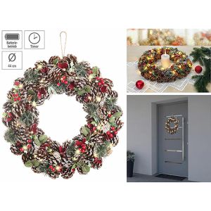 Produktbild für Weihnachtskranz Böttcher-AG ZX6081910, Türkranz, Ø 44 cm