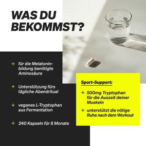 Produktbild für Aminosäuren natural-elements L-Tryptophan, 240 Kapseln