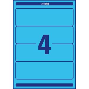 Rückenschilder Zweckform L4767-20, blau