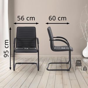 Produktbild für Besucherstuhl CLP Tira, 320796