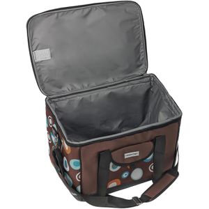Produktbild für Kühltasche anndora TW-1886-169, XL, braun, faltbar