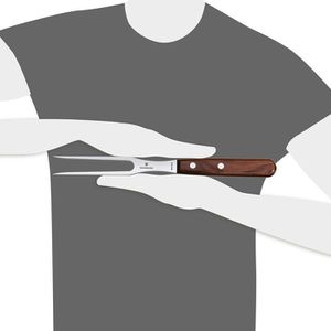 Produktbild für Fleischgabel Victorinox Wood 5.2100.15