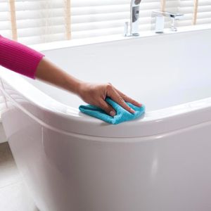 Produktbild für Badreiniger HG Sanitärreiniger, extra Glanz