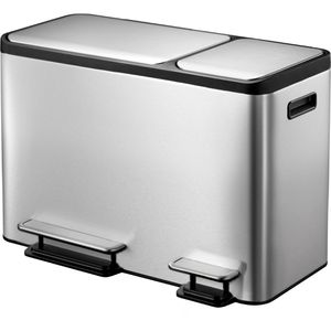 Produktbild für Mülleimer EKO EcoCasa, VB 912836, matt silber