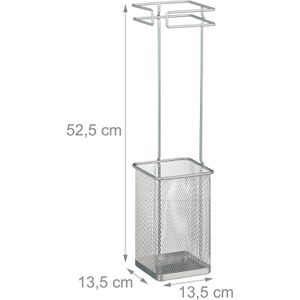 Produktbild für Schirmständer Relaxdays silber