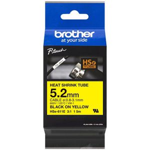 Produktbild für Schriftband Brother HSe-611E, 5,2mm