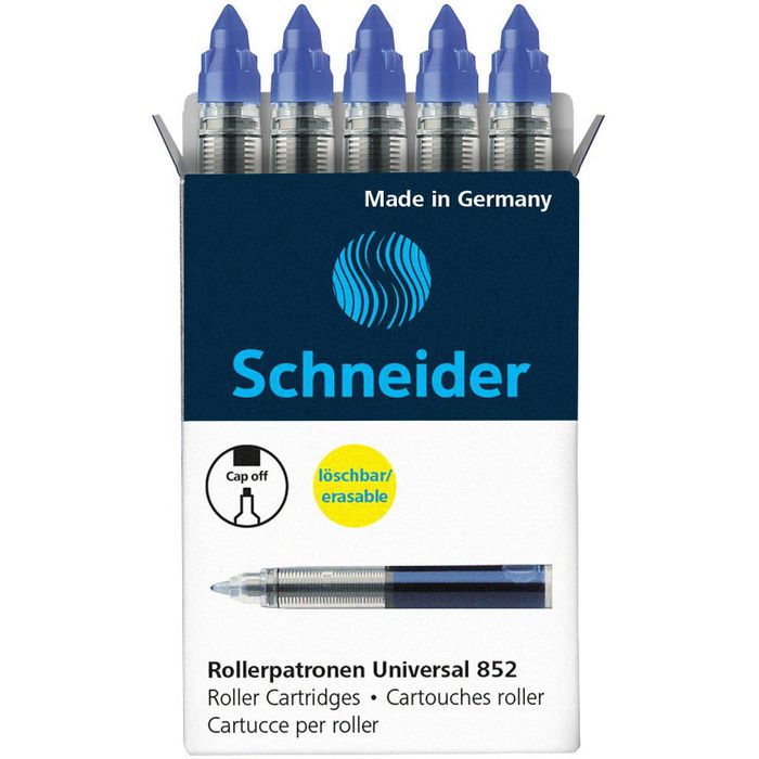 Schneider Topball 850 Tintenroller, 0,5 mm, Schwarz, 2 Stück