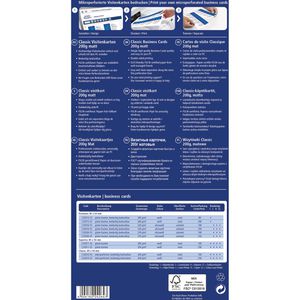 Produktbild für Visitenkarten Zweckform C32010-25, 85 x 54mm