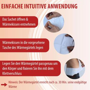 Produktbild für Wärmegürtel Evolsin 590264, bis zu 12 Stunden