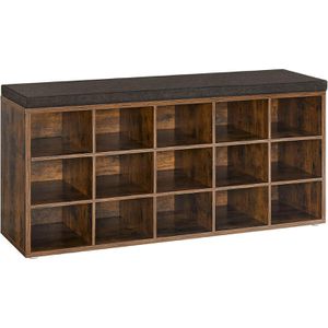 Schuhbank Vasagle LHS15BX, vintage braun, aus Holz