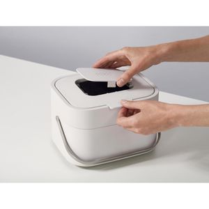 Produktbild für Mülleimer JosephJoseph Stack, stein