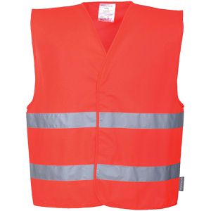 Warnweste Portwest Vest-Port C474, rot