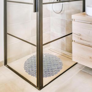 Produktbild für Duschmatte Spirella Riverstone, Ø 57 cm