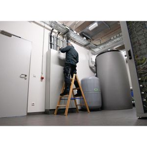 Produktbild für Stehleiter Krause Stabilo, 818317, beidseitig begehbar