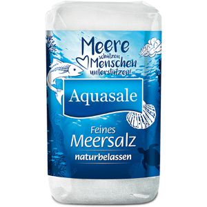 Salz Aquasale Meersalz naturbelassen, im Nachfüllbeutel