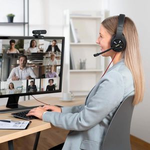Produktbild für Headset Hama HS-USB400 V2, Stereo