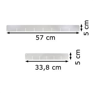 Produktbild für Schubladeneinsatz ADB 24757, lichtgrau