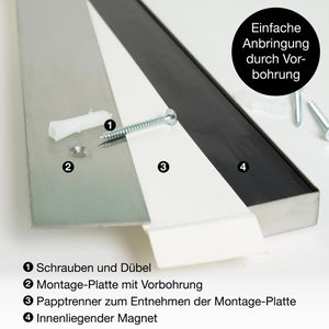 Produktbild für Magnetleiste Moritz&amp;Moritz 211 aus Edelstahl