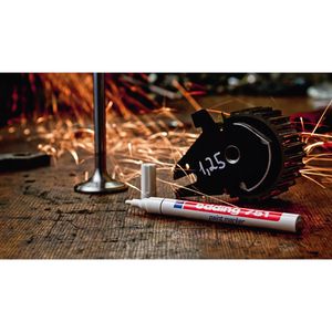 Produktbild für Lackmarker Edding 751, rot