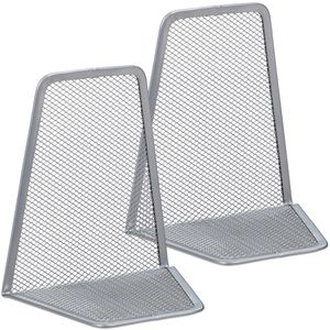 Buchstütze Relaxdays 10024811, silber