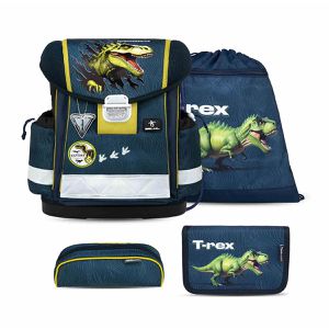 Schulranzen Belmil Classy, King Dino, 4-teilig