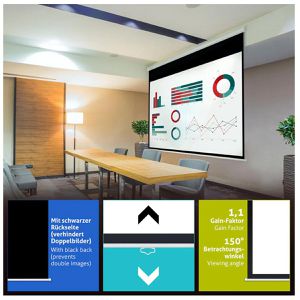 Produktbild für Beamer-Leinwand ESMART Economy EXR Rollo