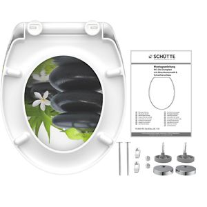 Produktbild für WC-Sitz Schütte Jasmin 82367, oval, aus Duroplast