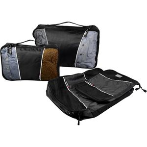 Produktbild für Koffer-Organizer Monolith 2558, schwarz, Set, 4-teilig