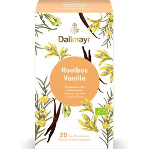 Tee Dallmayr Pyramiden Rooibos Vanille, BIO