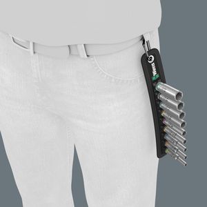 Produktbild für Steckschlüssel Wera Belt A Deep 1, 9-teilig