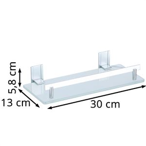 Produktbild für Duschablage MSV Tabarca Bad Regal, verchromt