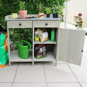 Produktbild für Pflanztisch Habau 3088, grau