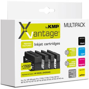 Produktbild für Tinte KMP Xvantage für HP 953XL Multipack