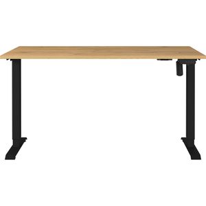 Produktbild für Schreibtisch Germania Profi 3.0, 8023-582, eiche / schwarz