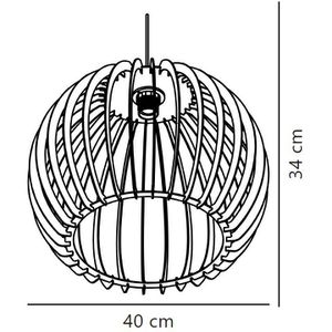 Produktbild für Pendelleuchte Nordlux Chino 40, mit E27-Fassung