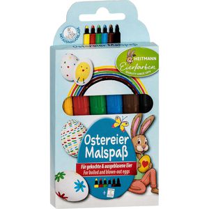 Heitmann-Eierfarben Eierfarben Ostereier Malspaß, 6 Malstifte