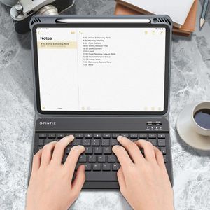 Produktbild für Tablet-Hülle Fintie Keyboard Case, grau