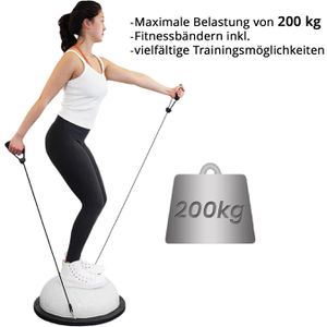 Produktbild für Balance-Ball DH-FitLife Yoga, mit Luftpumpe &amp; Fitnessbändern